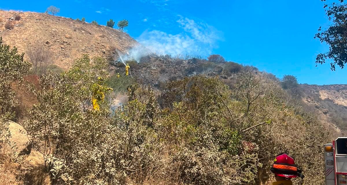 RESPUESTA OPORTUNA EVITA DAÑOS MAYORES EN PARQUE ESTATAL ARROYO SAN MIGUEL