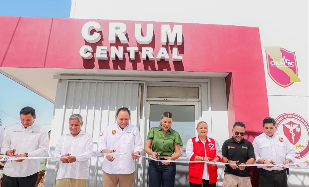 INAUGURA GOBIERNO DE BAJA CALIFORNIA CENTRO REGULADOR DE URGENCIAS MÉDICA