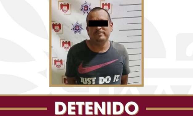 Arrestan oficiales de la SSPCM a hombre señalado por violencia familiar en su domicilio