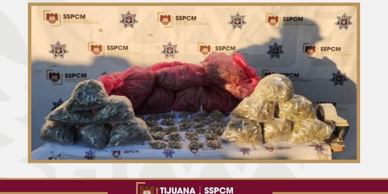 Detiene Policía Municipal a hombre con aproximadamente cinco kilos de presunta marihuana en Natura