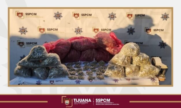 Detiene Policía Municipal a hombre con aproximadamente cinco kilos de presunta marihuana en Natura