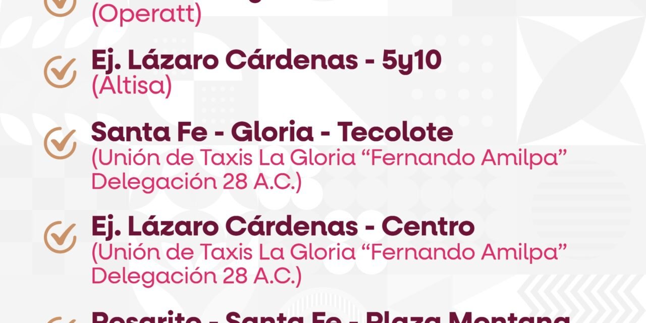 FORTALECE IMOS LA CONECTIVIDAD DE SANTA FE CON NUEVAS AMPLIACIONES DE RUTAS