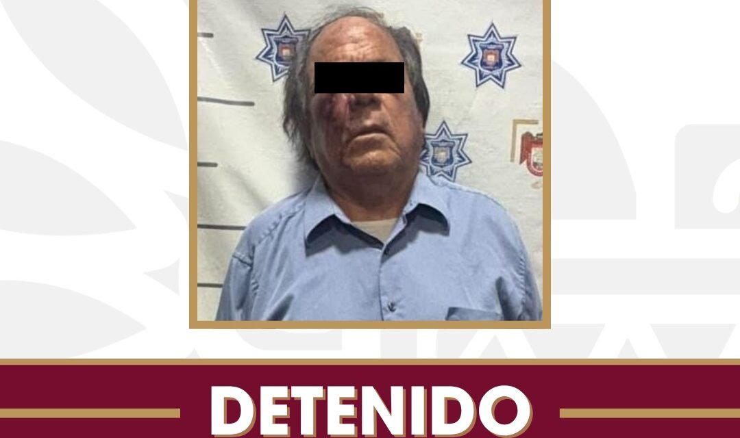 Aseguran agentes de la SSPCM a hombre por presunto abuso sexual contra una menor