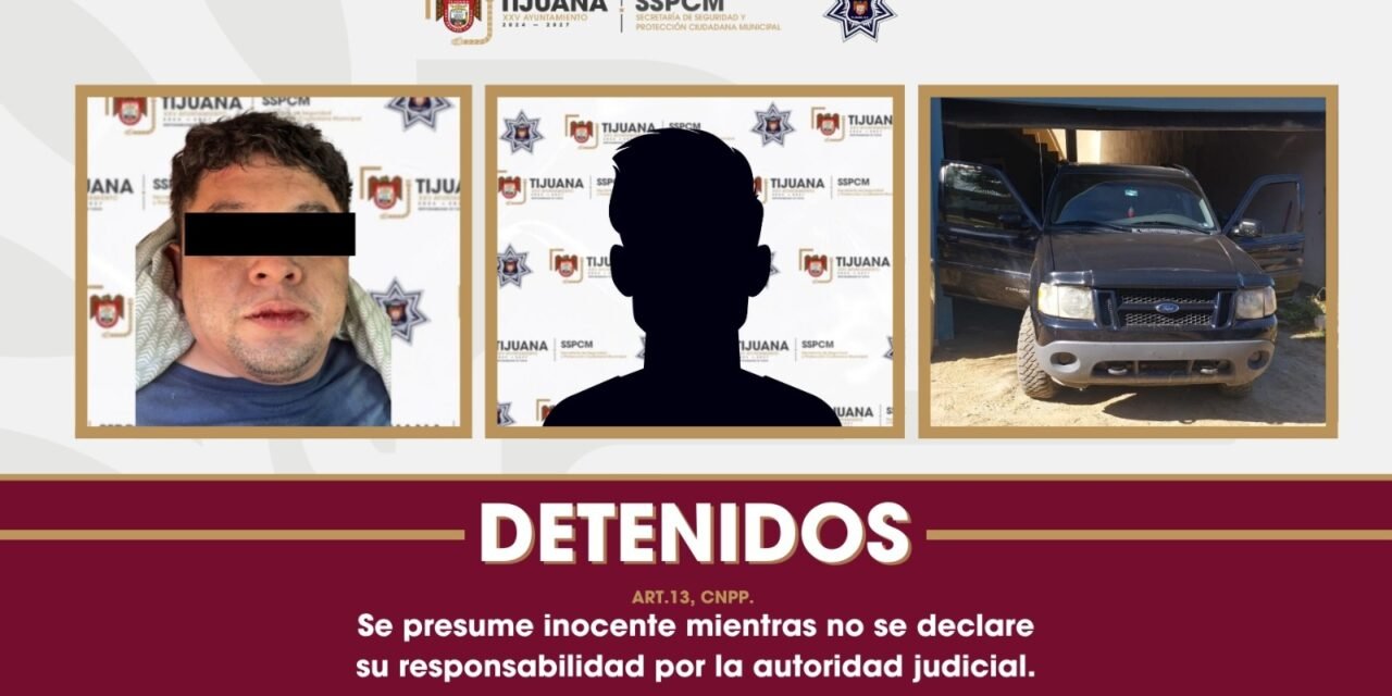 Detiene Policía Municipal a dos presuntos responsables del homicidio de dos mujeres