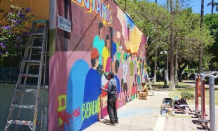 Consolida Gobierno de Ismael Burgueño recuperación de espacios públicos mediante murales comunitarios