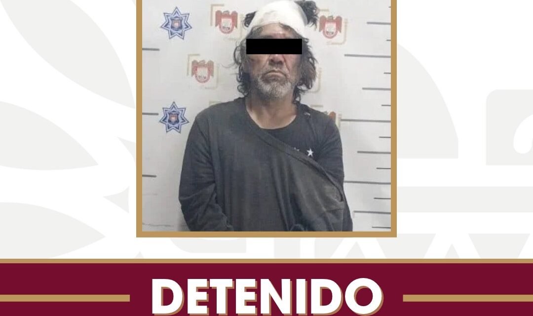 Arresta Policía Municipal a un hombre por su presunta participación en los delitos de allanamiento de morada e intento de abuso sexual a una menor