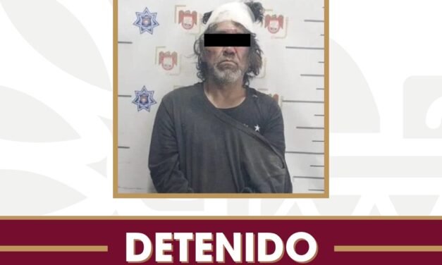 Arresta Policía Municipal a un hombre por su presunta participación en los delitos de allanamiento de morada e intento de abuso sexual a una menor