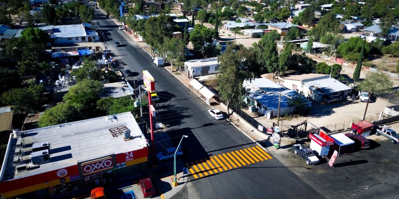 CONCLUYE RECICLADO ASFÁLTICO DE AVENIDA BENITO JUÁREZ EN EL HONGO: SIDURT