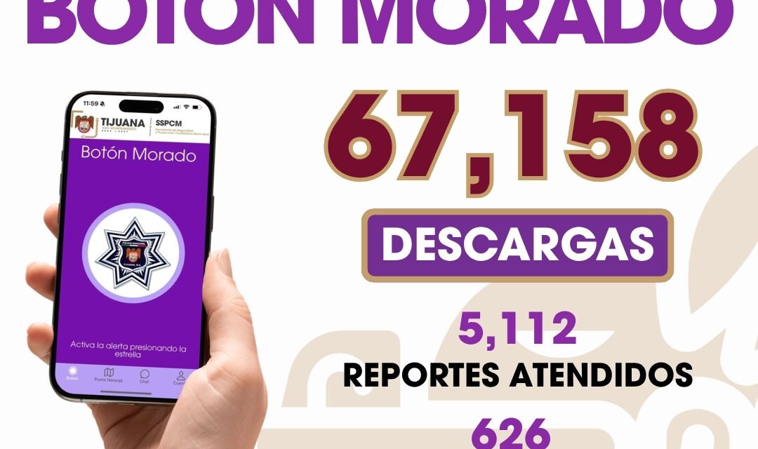 Atiende SSPCM más de 5 mil reportes a través de la aplicación Botón Morado